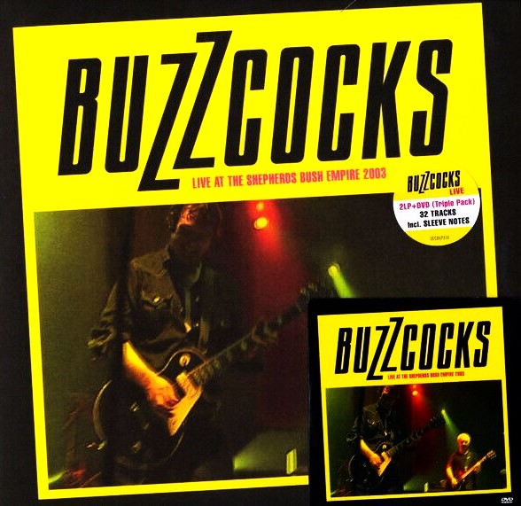 BUZZCOCKS / LIVE AT THE SHEPHERDS BUSH EMPIRE 2003 (2LP+DVD)