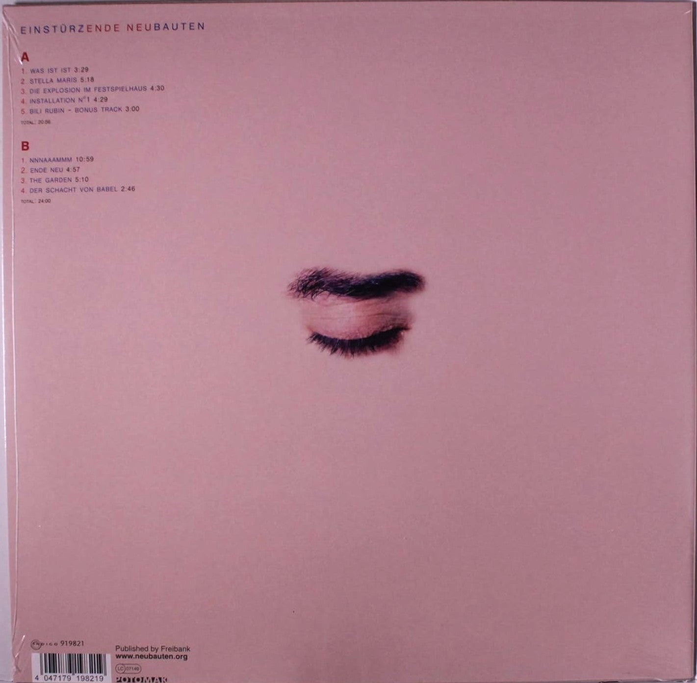 EINSTURZENDE NEUBAUTEN / ENDE NEU LP