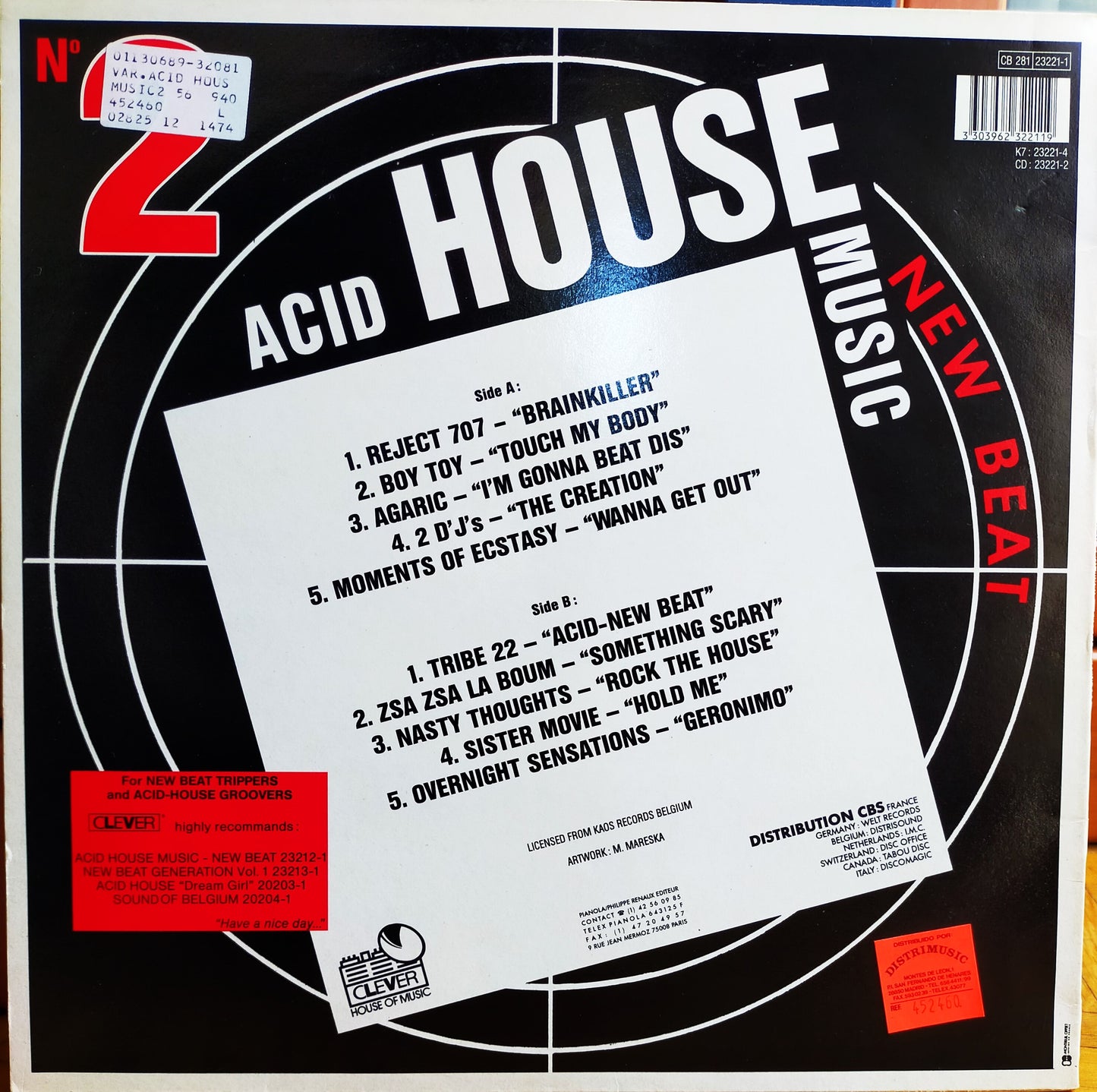 ACID HOUSE MUSIC VOL.2 / NEW BEAT LP