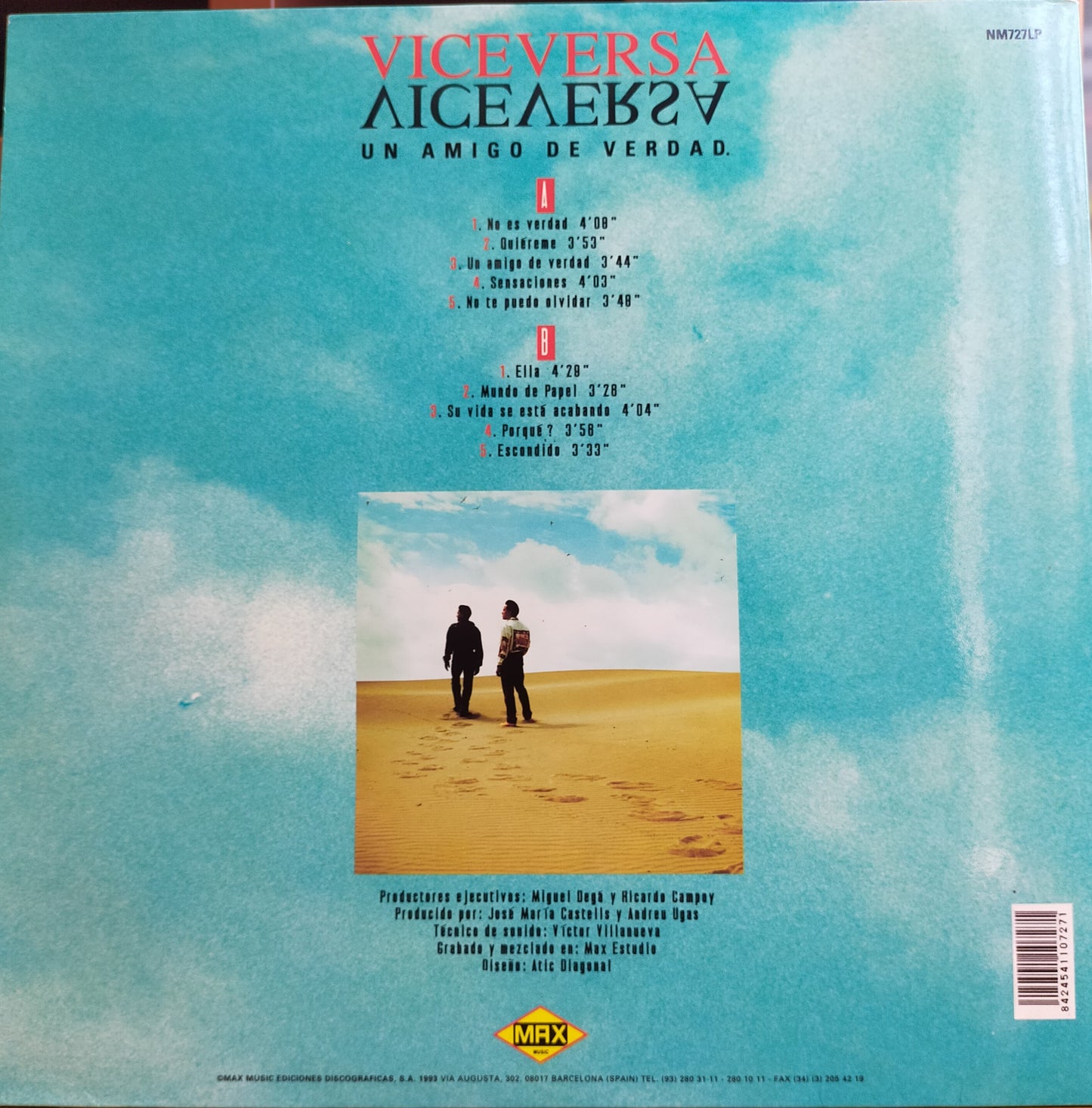 VICEVERSA / UN AMIGO DE VERDAD LP