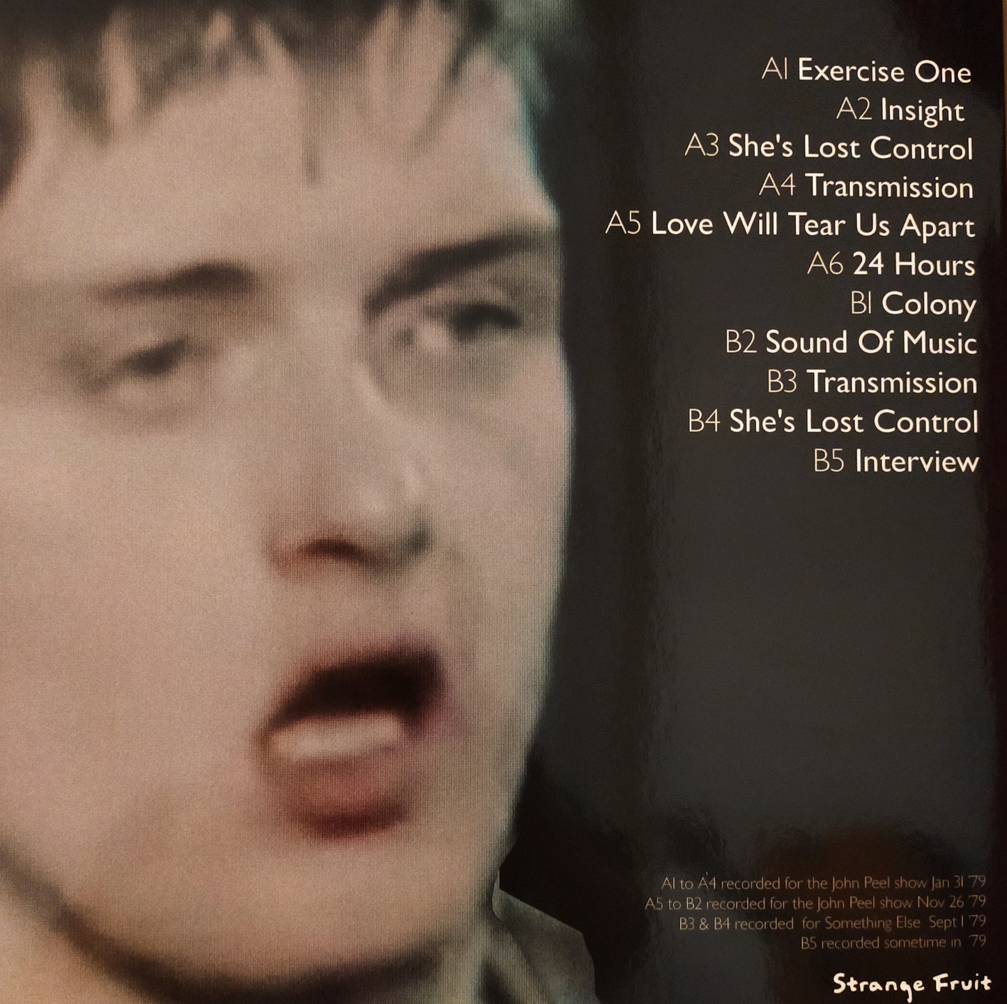 JOY DIVISION / PEEL SESSION - RADIO TRANSMISSIONS LP