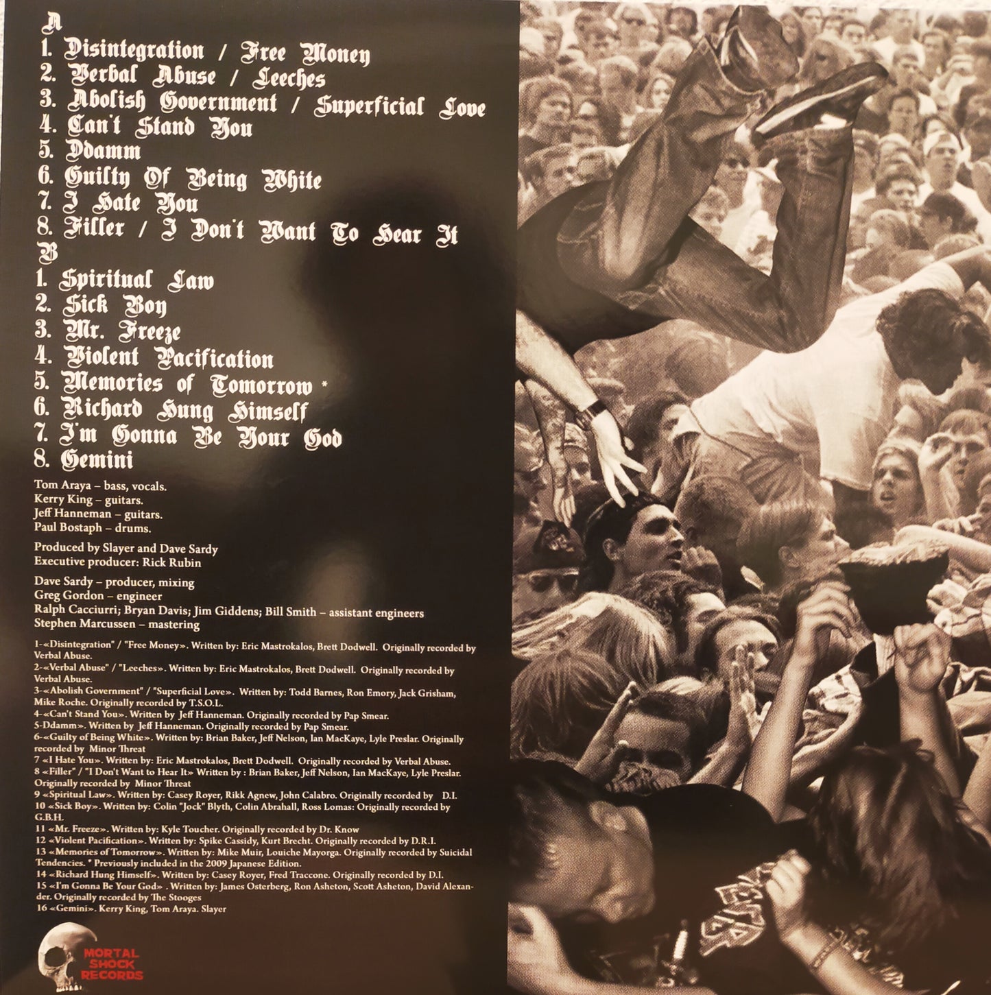 SLAYER / UNDISPUTED ATTITUDE LP