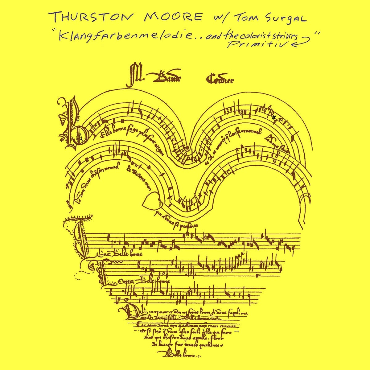 THURSTON MOORE / KLANGFARBENMELODIE.. AND THE COLORIST STRIKES LP