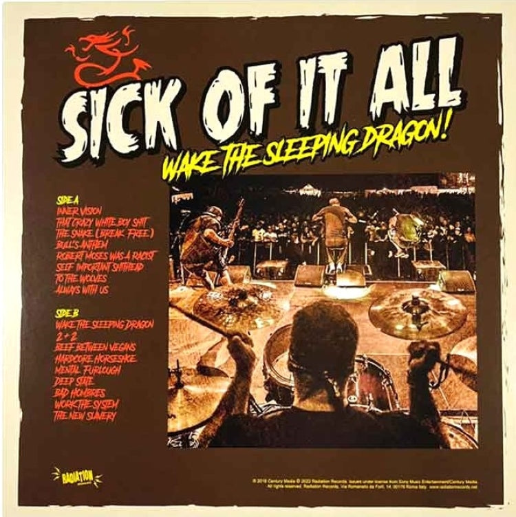 SICK OF IT ALL / WAKE THE SLEEPING DRAGON! LP