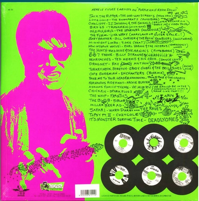 VARIOUS / RADIO CRAMPS: PURPLE KNIF SHOW (2XLP)