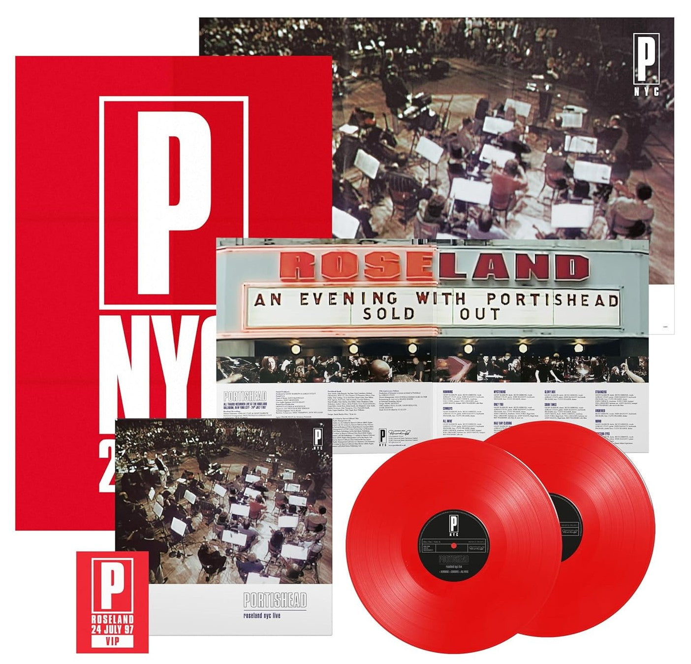PORTISHEAD / ROSELAND NYC LIVE (25th ANNIVERSARY LIMITED EDITION RED VINYL)