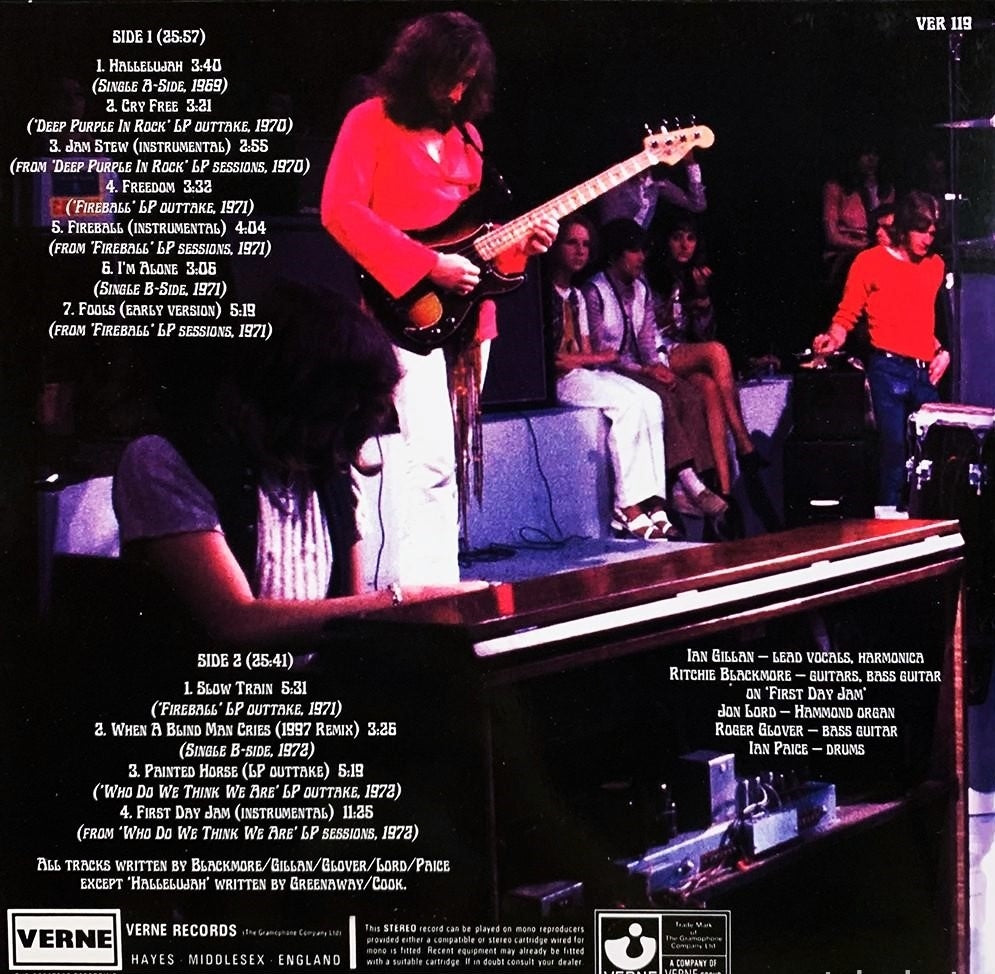 DEEP PURPLE / SLOW TRAIN LP